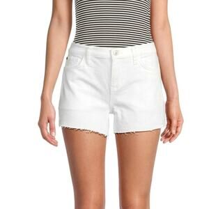 Hudson Gracie White Denim Cut-Off Shorts, Size 28, NWT